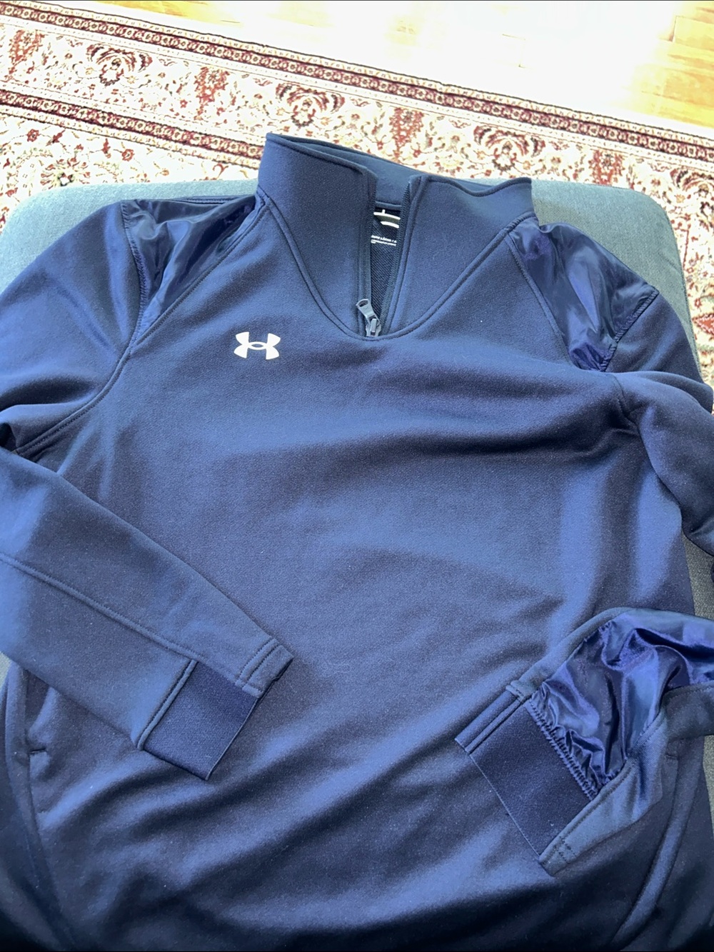 NWOT Under Armour Dark Blue 1/4 Zip Performance Pullover